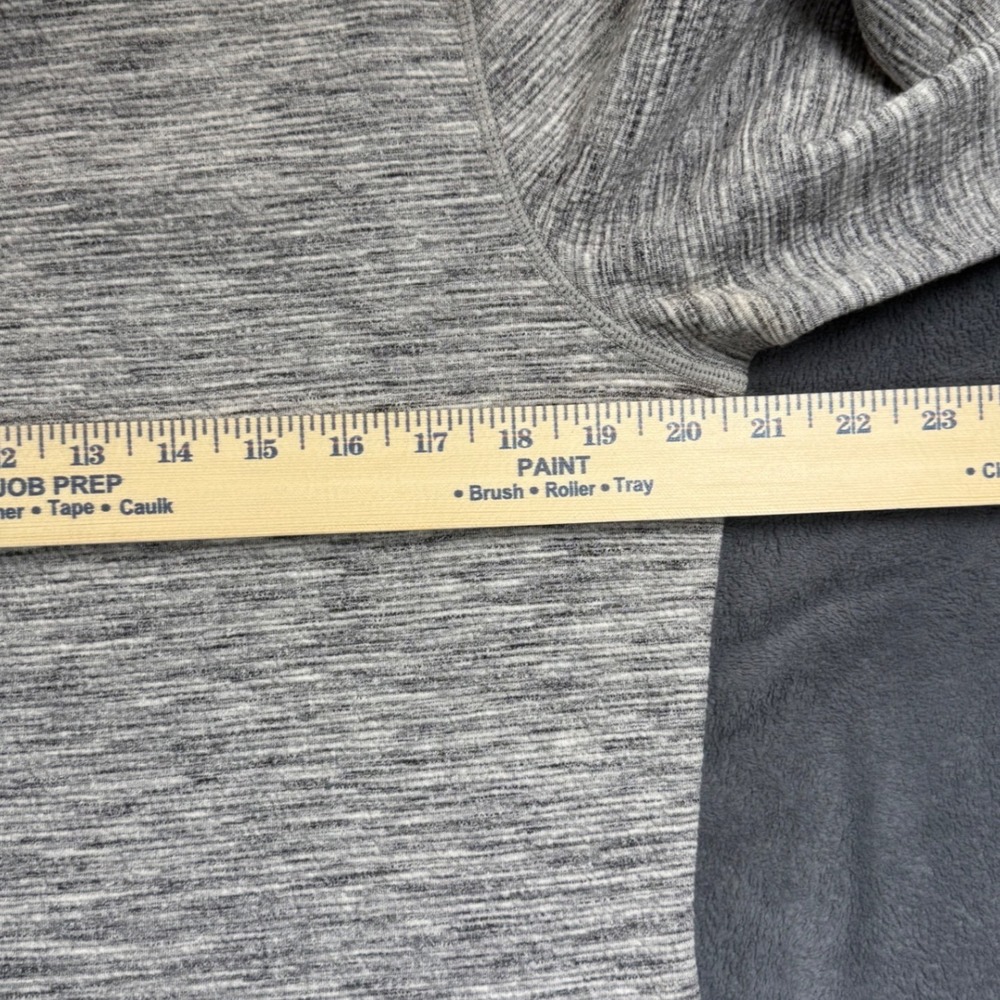 Tommy Bahama Marled Flip Side Reversible 1/4 Zip Dress Silver Streak Heather M - Picture 6 of 15